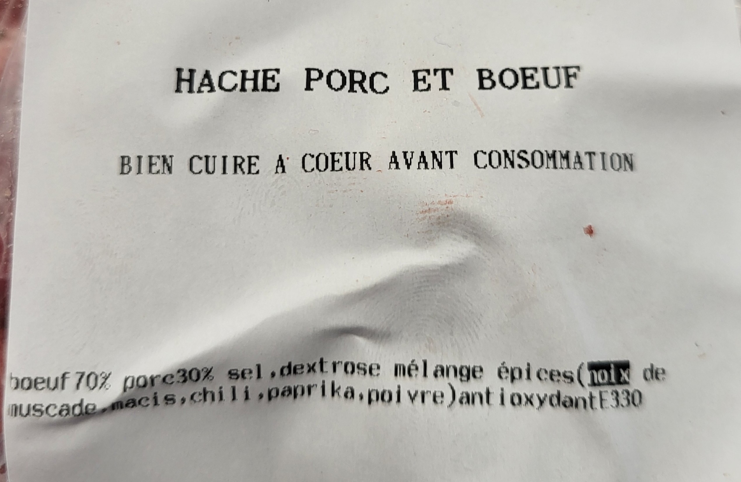 Haché préparé Boeuf et Porc * --->> 6, 7, 8 Novembre photo 2