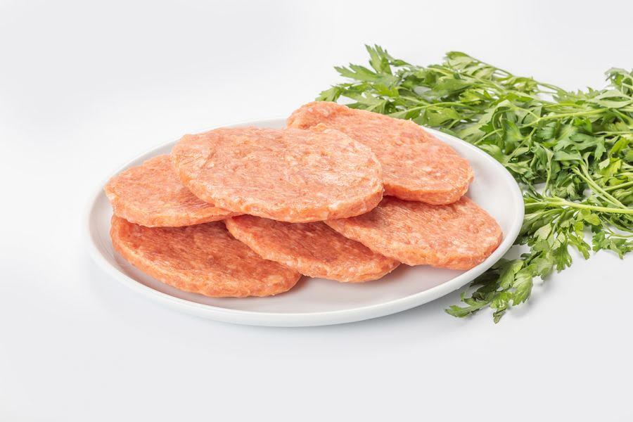 Hamburgers de poulet Bio issu d'une ferme locale*  ---> 28/02